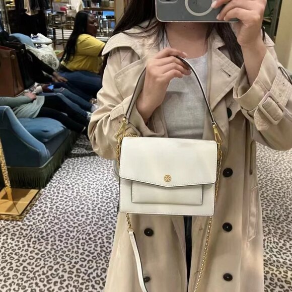 Tory Burch Robinson Double Strap Convertible Shoulder Bag - Picture 2 of 9